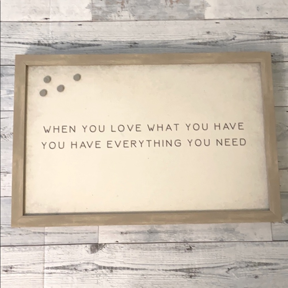 Magnetic sign: 23.5” x 15.5”